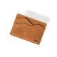 Ultra-Slim Leather Card Holder BROOKS Cognac