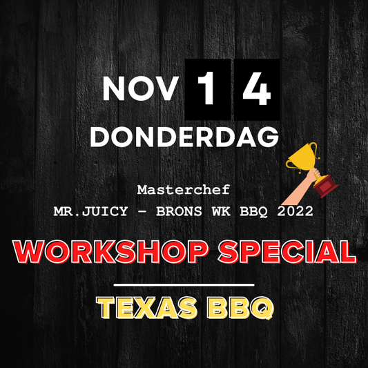 Workshop SPECIAL - TEXAS BBQ 14/11/2024