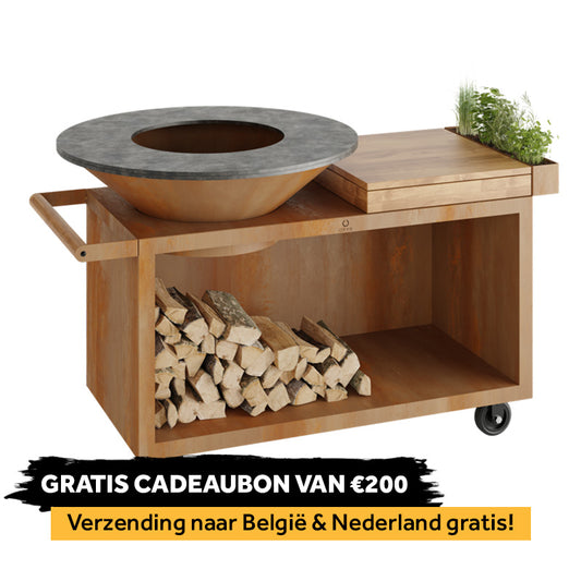 OFYR 100 Island Corten PRO – Teak Hout  + cadeaubon t.w.v. €200