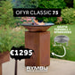 OFYR Classic Corten 75 + KOSTENLOSER Obergrill im Wert von 115 €