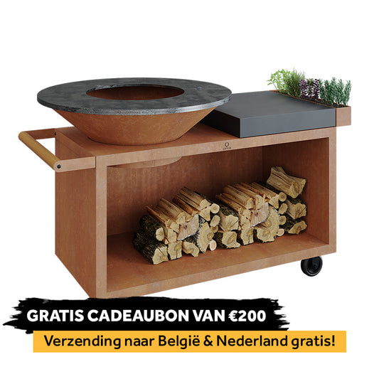 OFYR 100 Island Corten PRO – Donker Grijs Keramiek + cadeaubon t.w.v. €200