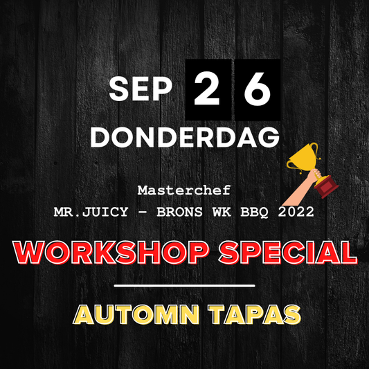 Workshop SPECIAL - Automn tapas 26/09