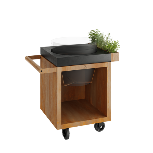 OFYR 65 Kamado Table PRO Corten – Beton