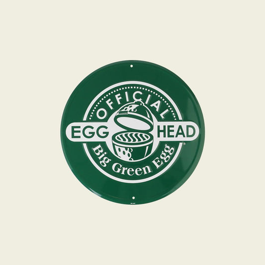 Big Green Egg Metallschild ''Official Egghead''